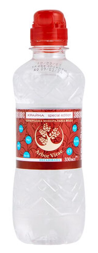 Arbor Vitae Вода Мінеральна Негазована 0,33 Л 1 Пляшка