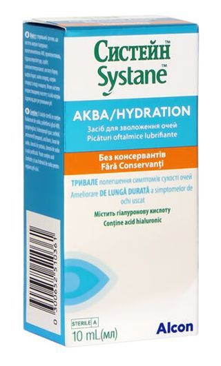 Систейн Аква Без Консервантів Засіб Для Зволоження Очей 10 Мл 1 Флакон