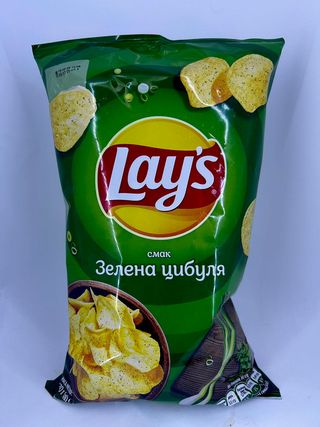 Чіпси-lays Зелена Цибуля (120г)