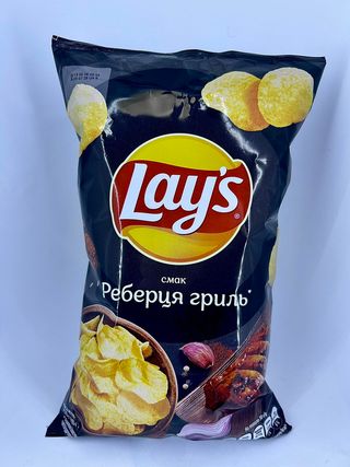 Чіпси-lays Реберця Гриль  (120г)