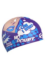 MAD WAVE Silikonska kapa za plivanje Pop-art - blue