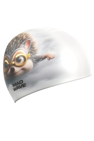 MAD WAVE Silikonska kapa Hedgehog HQ - white