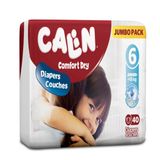 Couches Jumbo Pack Junior Plus 18kg Câlin 40 unités.