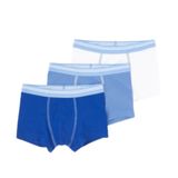 Boxer pour Garçon Uni Bleu Tex Home 3 pièces