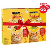 Croquettes pour Chat Adulte Bœuf, Poulet & Légumes Friskies 300g le 2ème à -50%