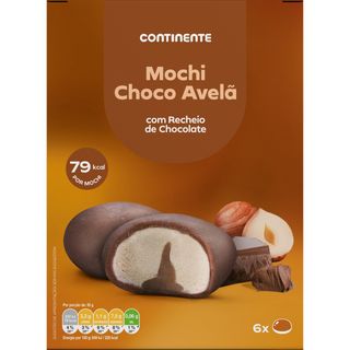 Mochi Avelã com Recheio Chocolate Continente (3 un)