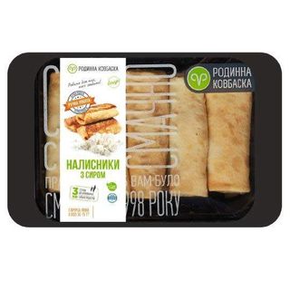 Налисники з сиром ТМ "Родинна Ковбаска", 550г (53194)