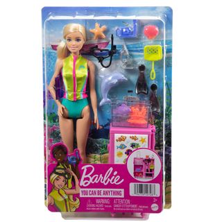 Barbie Muñeca Yo Quiero Ser Bióloga Marina-HMH26