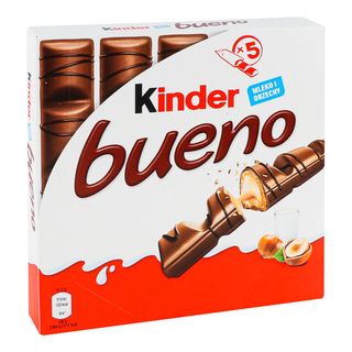 Вафлі Kinder Bueno Із Мол.-горіх.начинкою 107,5г