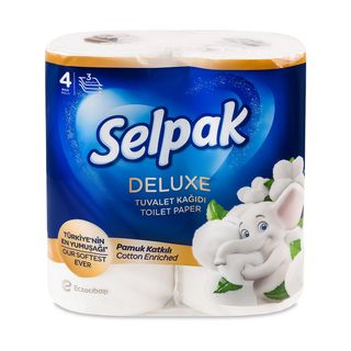 Туалетний Папір Selpak Deluxe Білий 4шт*3шар