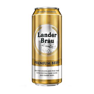Пиво Landerbrau Premium З/б 0.5л