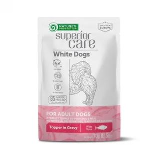 Nature's Protection White Dogs Adult All Breeds Tuna, 70g sasz.