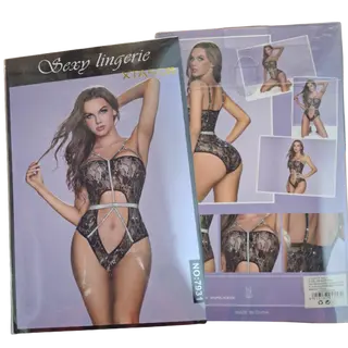 Disfraz Sexy Encaje Glitter Caja 1 Ud