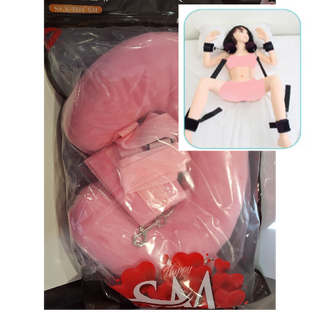 Cojin Rosa Bdsm Con Esposas Bolsa 1 Ud