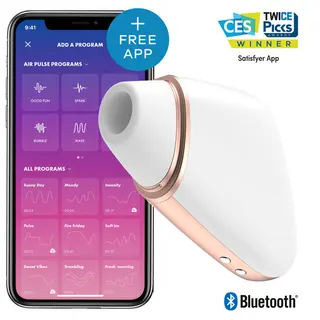 Satisfyer Love Triangle Estimulador Y Vibrador - Blanco