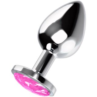 Ohmama Plug Anal Con Cristal Rosa M