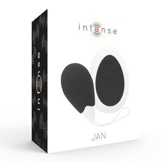 Intense Jan Huevo Vibrador Control Remoto Negro