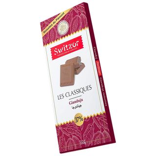 Tablette Chocolat Noir 37% Aux Noisettes Switzor 100g