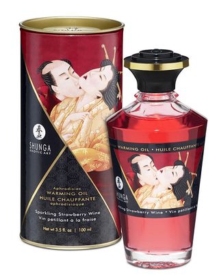 Shunga Aceite Sabor Fresas/cava Calor