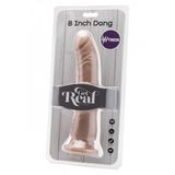 Get Real Dong Con Vibración Carne 8" (20,5 Cm.)