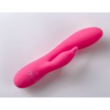 Virgite Vibrador Con Estimulador V2 Rosa Recargable