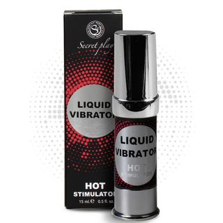Vibrador Líquido Efecto Calor Y Aroma Fresas Con Nata (15 Ml.)