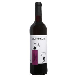 Вино "cuatro Gatos Garnacha" Червоне Напівсолодке 0,75л 11,5%
