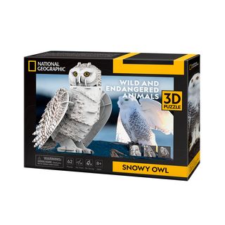 Тривимірний Пазл Cubicfun Зникаючі Тварини Сніжна Сова (ds1079h)
