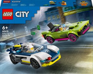 Конструктор Lego City Переслідування Маслкара На Поліцейському Автомобілі (60415)