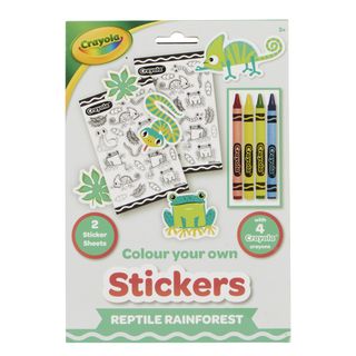 Набір Для Розмальовування Crayola Наліпки Рептилії В Тропічному Лісі (15754-a)