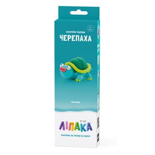 Набір Пластиліну Ліпака Екзотичні Тварини Черепаха (30126-ua01)