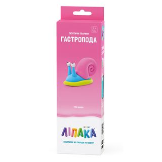 Набір Пластиліну Ліпака Екзотичні Тварини Гастропода (30125-ua01)