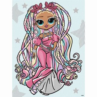 Картина За Номерами Ідейка Lol Surprise Omg Fashion Show Twist Queen Зі Стразами 30х40 См (kho6274)