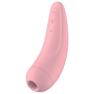 Succionador De Clítoris Recargable Satisfyer Curvy 2+ Con App Rosa