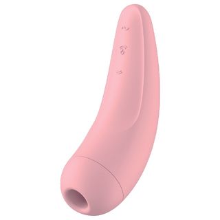 Succionador De Clítoris Recargable Satisfyer Curvy 2+ Con App Rosa