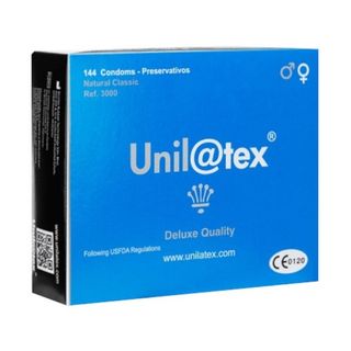 Caja 144 Preservativos Unilatex Natural
