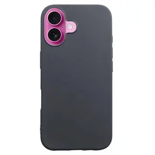 For iPhone 16 Case Shockproof 1.2mm TPU Matte Phone Cover Balck (164250)