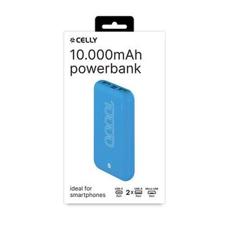 Celly 10W Energy Power Bank (10000mAh) Blue (163581)