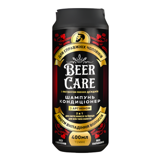Шампунь-кондиціонер Для Волосся Beer Care 400 Мл 2 В1 Проти Випадіння Волосся З Аргініном - [1205050]