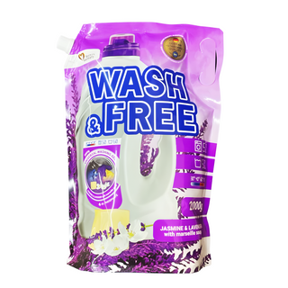 Гель Для Прання Wash&free 2 Л Жасмин Та Лаванда З Марсельським Милом - [1192735]