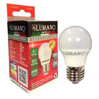 Лампа Світлодіодна Led Lumano 10274 10 Вт A60 E27 4000 К - [1100852]