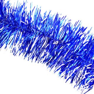 Дощик Гірлянда 2,8 М 100 Мм Синій З Білими Краями - [1007403]