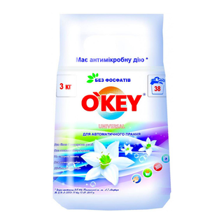 Порошок Пральний O`key Universal 3 Кг Автомат - [1133421]