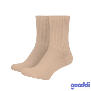 Шкарпетки Жіночі Gooddi 23-25 Класичні З Високою Резинкою Бежеві - [1224765]