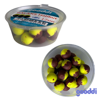 Бойл Насадочний Gooddi 12 Мм Balans Жовто-чорний Halibut - [1203707]