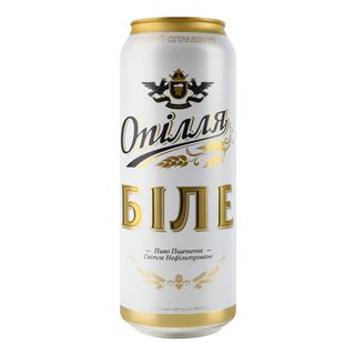 Пиво Біле 4% Ж/б 0.5л Опілля