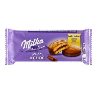 Тістечко-сендвіч Бісквіт Начинка Молочний Шоколад 150г Мілка