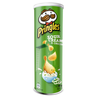 Чіпси Сметана/цибуля 165г Прінглс