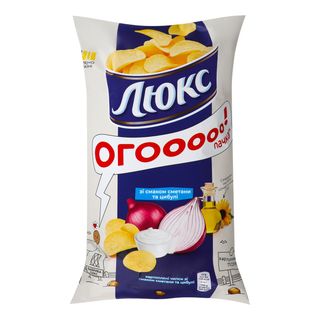 Чипси Карт Смак Сметана/цибуля 170г Люкс