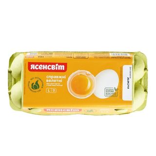 Яйце Куряче Справжній Велетень С-0/10шт/1упаковка Ясенсвіт